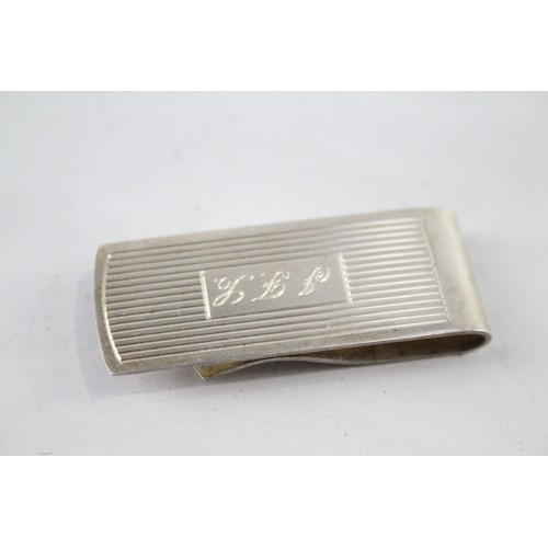 290 - Vintage Mappin & Webb Hallmarked .925 Sterling Silver Gents Money Clip (14g)       657076