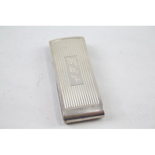 290 - Vintage Mappin & Webb Hallmarked .925 Sterling Silver Gents Money Clip (14g)       657076