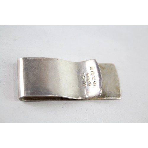 290 - Vintage Mappin & Webb Hallmarked .925 Sterling Silver Gents Money Clip (14g)       657076