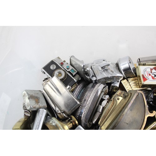 296 - Job Lot Cigarette Lighter Parts - Spares & Repairs Inc Zippo - Ronson Benlow Etc      551165