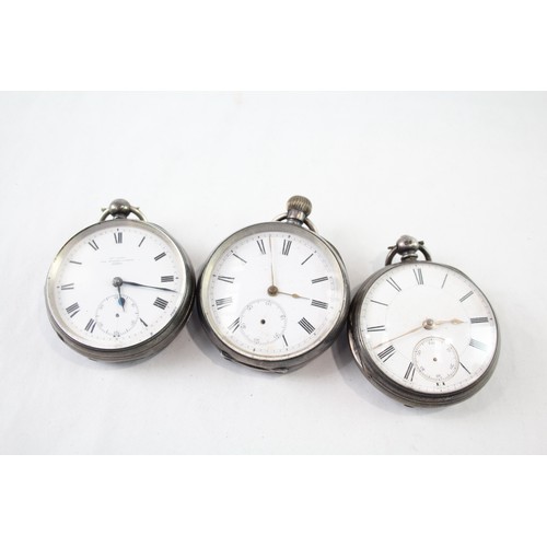 302 - Vintage Mixed Purity Silver Pocket Watches Hand-Wind/Key-Wind UNTESTED      466015