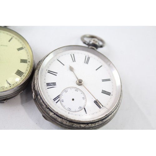 313 - Vintage Mixed Purity Silver Pocket Watches Hand-Wind/Key-Wind UNTESTED      466012