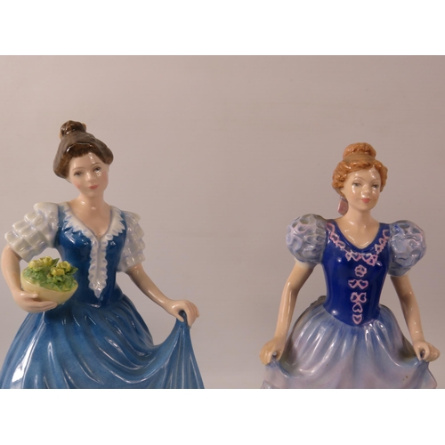 46 - Three Royal Doulton figurines Helen, Charlotte & Tina.