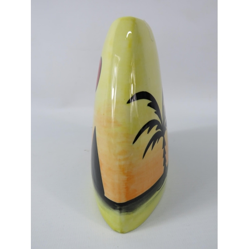 49 - Lorna Bailey Purse vase in the Pyramids pattern, 5