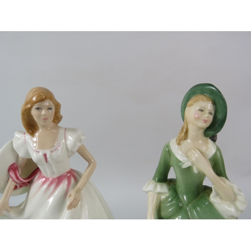 53 - Three Royal Doulton figurines Annette, Joanne & Happy birthday.