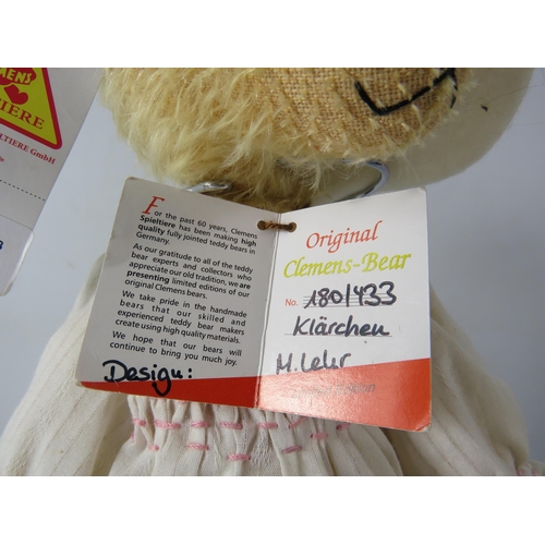 101 - Clemens Spieltiere limited edition teddy bear 