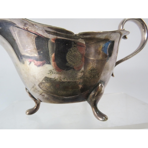 124 - Military presentation tankard and gravy boat relating to the Royal Marines 1945 & Royal Airforce 196... 