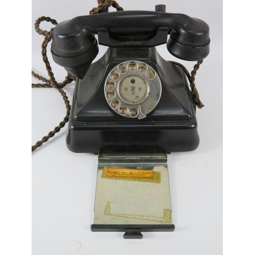 128 - Bakelite GPO telephone 1/232.