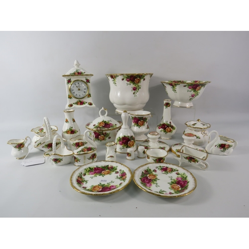 176 - Twenty Four Pieces of Royal Albert Old Country Roses decorative ornaments etc.