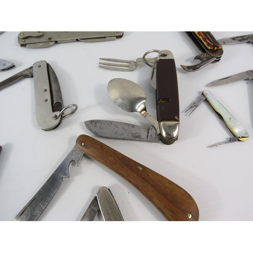 192 - Good selection of penknives and multi tools.