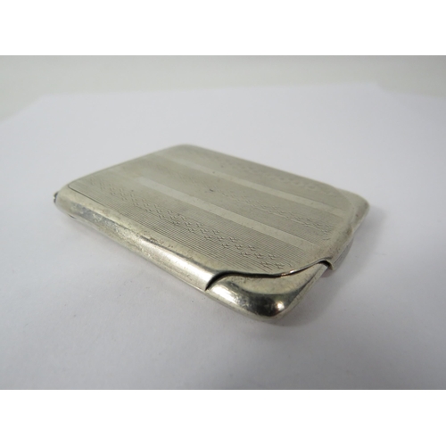 363 - Sterling silver Matchbook holder William Nealet & sons Birmingham 1925.