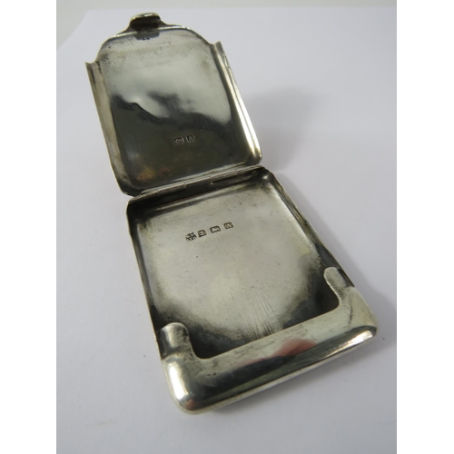 363 - Sterling silver Matchbook holder William Nealet & sons Birmingham 1925.