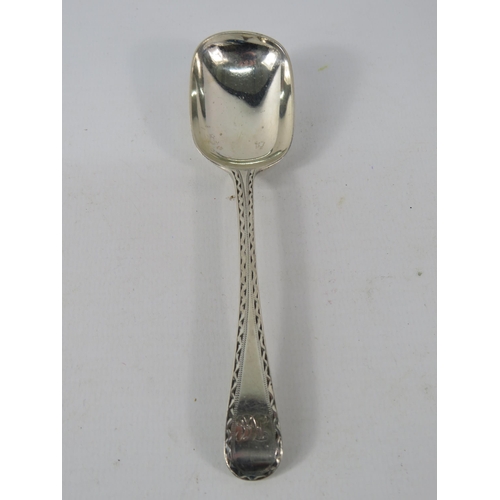 402 - George Adams Chawner & co Sterling Silver sugar spoon. 34 grams