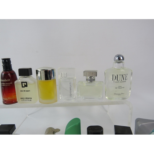 424 - 21 Mens miniature fragrances including Paco Rabanne, Christian Dior, Davidoff, Yves sain tlaurent et... 