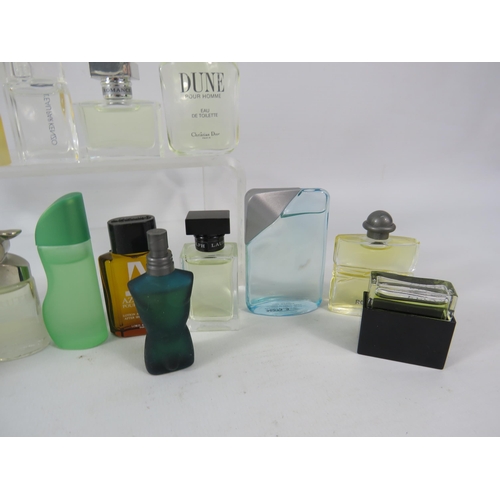 424 - 21 Mens miniature fragrances including Paco Rabanne, Christian Dior, Davidoff, Yves sain tlaurent et... 