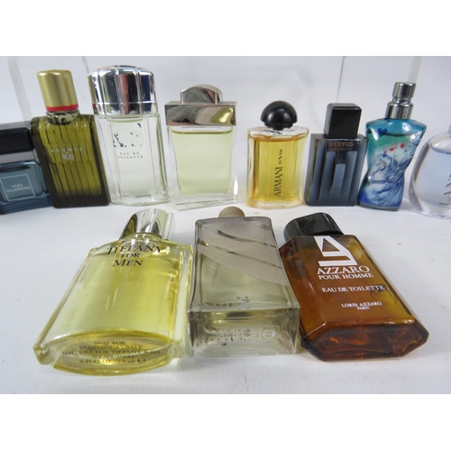 425 - 22 Mens Miniatures fragrances including Armarni, Versace, Chanel, Tiffany for men etc.