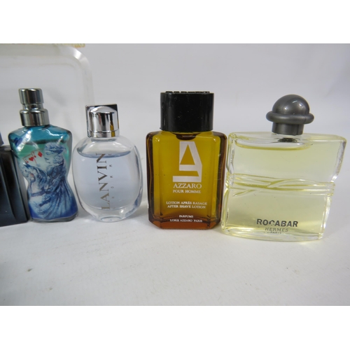 425 - 22 Mens Miniatures fragrances including Armarni, Versace, Chanel, Tiffany for men etc.