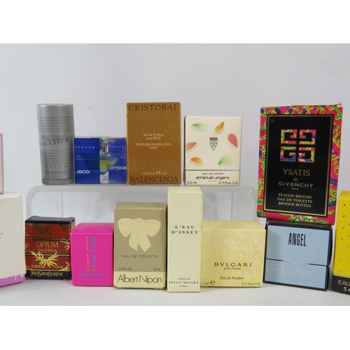 426 - 14 Boxed miniature womens fragrances, Ralph Lauren, Opium, Bvlgari, Givenchy etc.