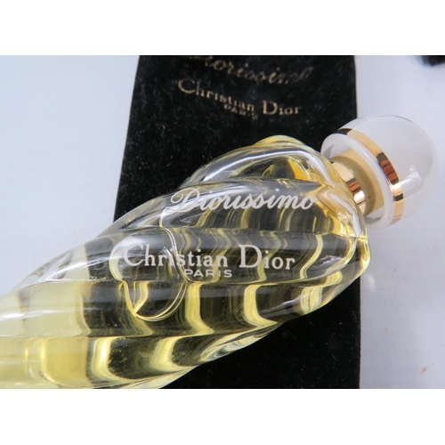 438 - Dior Diorissimo Eau De Toilette with velvet bag.