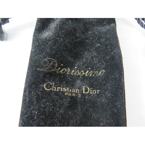 438 - Dior Diorissimo Eau De Toilette with velvet bag.