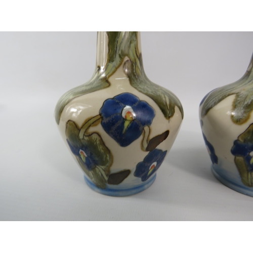 445 - A pair of Moorcroft Cobridge 