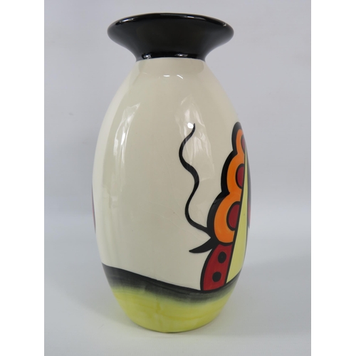 446 - Lorna Bailey Ravensdale pattern vase 8