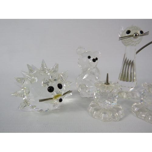 473 - Selection of Swarovski glass figurines.