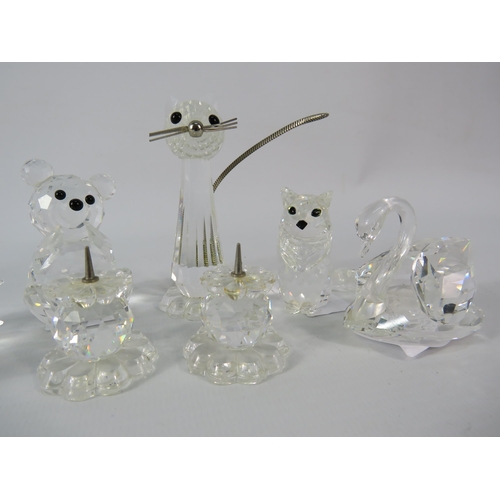 473 - Selection of Swarovski glass figurines.