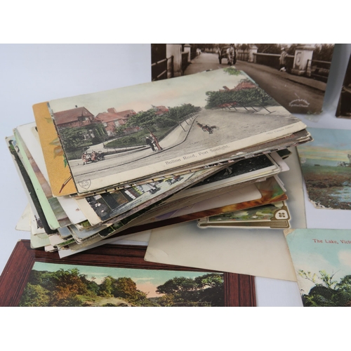 526 - Large selection of mainly Topographical vintage postcards.