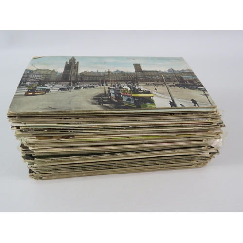 526 - Large selection of mainly Topographical vintage postcards.