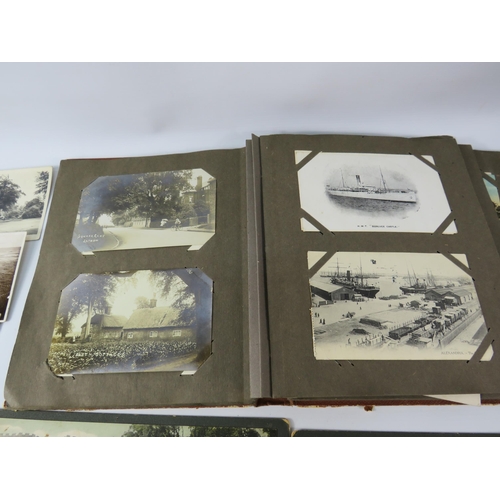 530 - Album of vintage topographical postcards plus a large selection of loose postcards including Bamfort... 