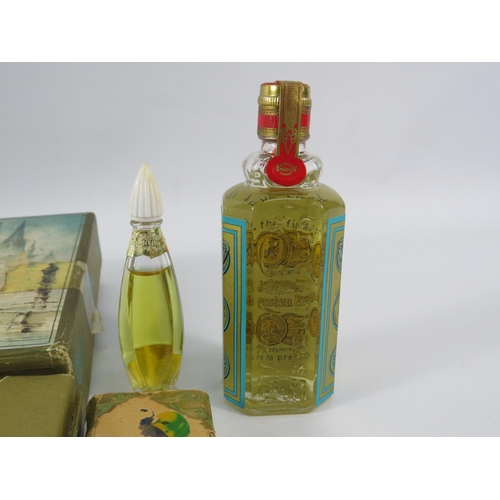 535 - Vintage Glockengasse No 4711 Cologne with original box and soap plus a bottle of Endering perfume wi... 