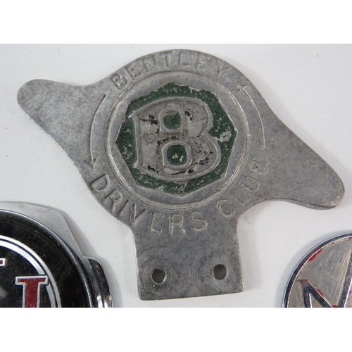 554 - THIS LOT HAS NOW BEEN WITHDRAWN BY THE VENDOR.
Three Drivers club / owners club car badges for Jagua... 