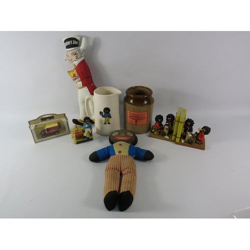 571 - Robertson Jam / Golden Shred collectables including a chad valley teddy, Storage jar, toy car, booke... 