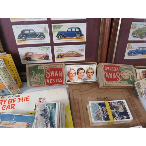 573 - THIS LOT HAS NOW BEEN WITHDRAWN BY THE VENDOR.
Large selection of various cigarette cards Wills, Ogd... 