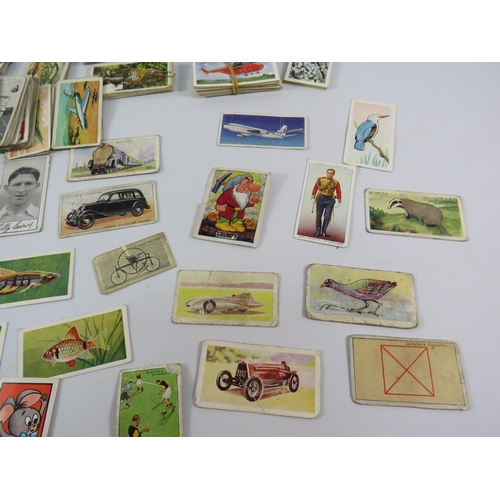 576 - Large selection of Cigarette, tea , Sweets & food collectable cards see pics.