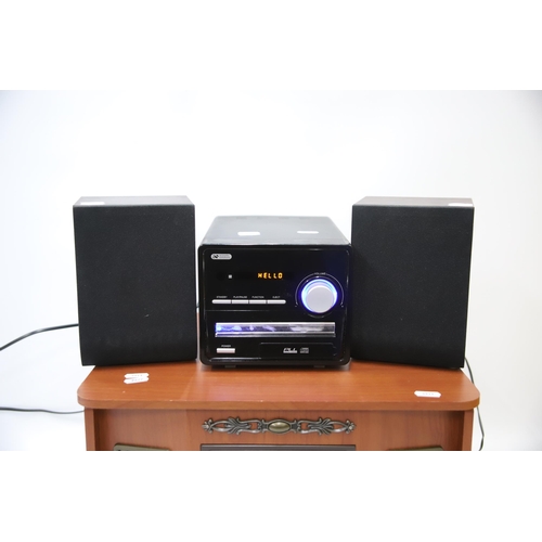 2278 - Mixed HiFi lot to include CD & Speakers by Accoustic Solutions plus an Akura Retro Hi fi with CD, Ra... 