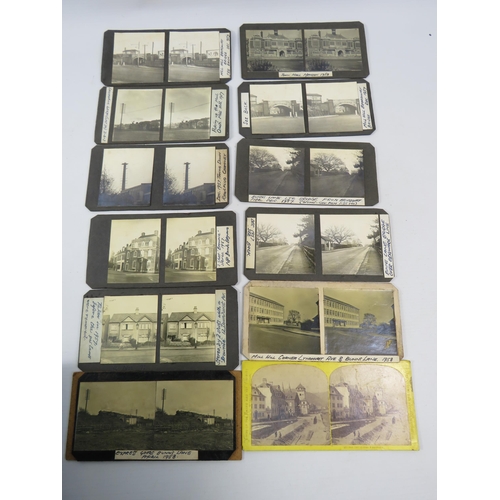 729 - Selection of 1950s 3D Stereoview slides various locations see pics.