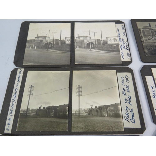 729 - Selection of 1950s 3D Stereoview slides various locations see pics.