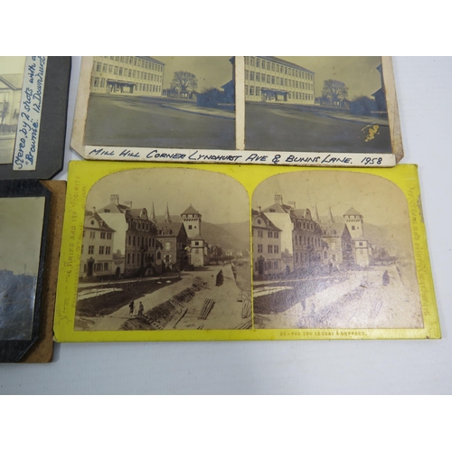 729 - Selection of 1950s 3D Stereoview slides various locations see pics.