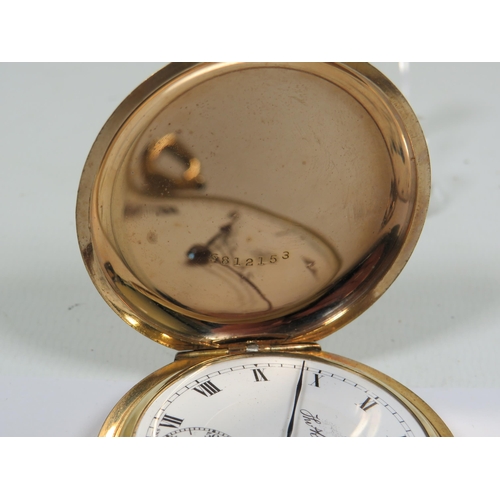 545A - A Thomas Russell (Liverpool) Full Hunter 15 jewel Pocket watch with enamel face in Amazing condition... 