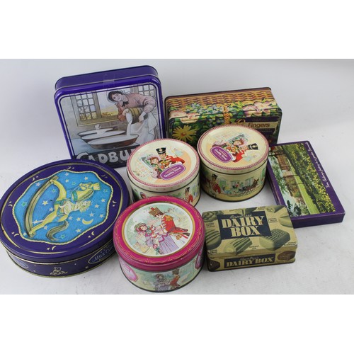 603 - Assorted Vintage Sweet/Confectionery Tins Inc Cadburys, Etc, Joblot     638992