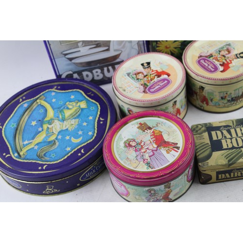 603 - Assorted Vintage Sweet/Confectionery Tins Inc Cadburys, Etc, Joblot     638992