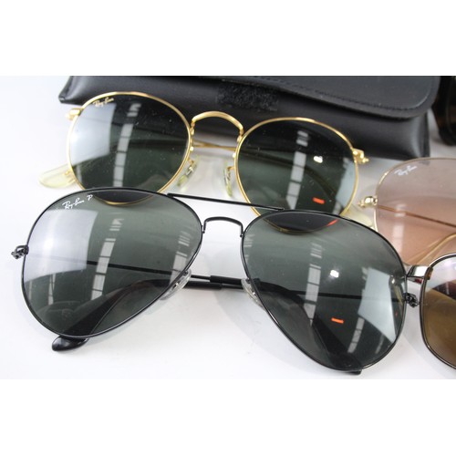 605 - Collection of Designer Rayban Sunglasses Inc Cases  x 5     701328