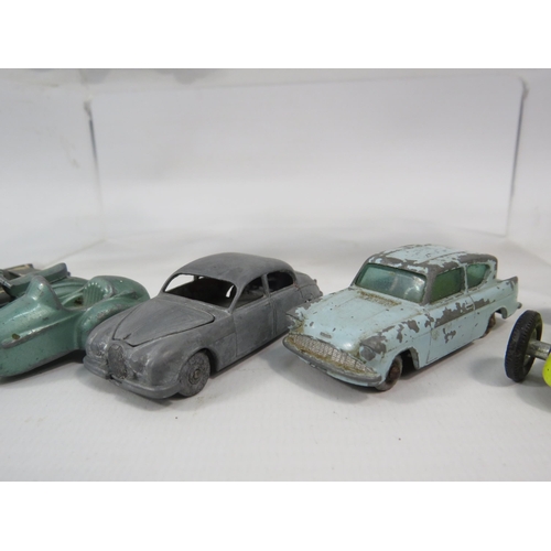 803 - THIS LOT HAS NOW BEEN WITHDRAWN BY THE VENDOR.
Twelve Lesney diecast playworn vehicles.