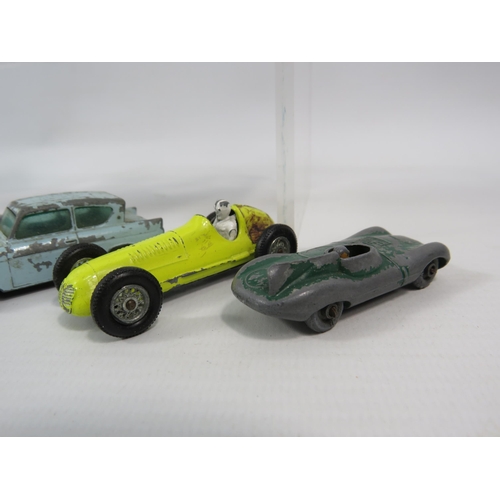 803 - THIS LOT HAS NOW BEEN WITHDRAWN BY THE VENDOR.
Twelve Lesney diecast playworn vehicles.