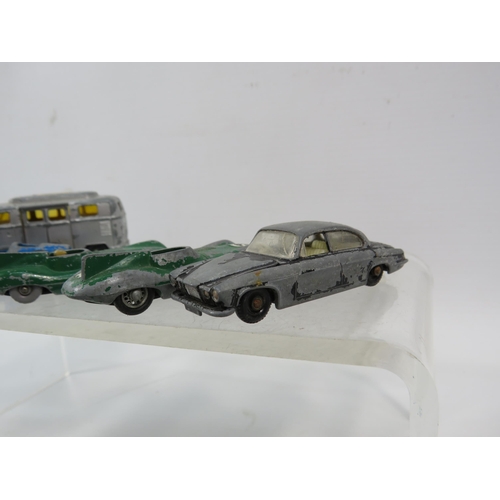 803 - THIS LOT HAS NOW BEEN WITHDRAWN BY THE VENDOR.
Twelve Lesney diecast playworn vehicles.