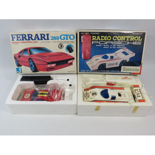 805 - THIS LOT HAS NOW BEEN WITHDRAWN BY THE VENDOR.
Two Vintage Radio Controlled cars FERRARI 288 GTO & P... 