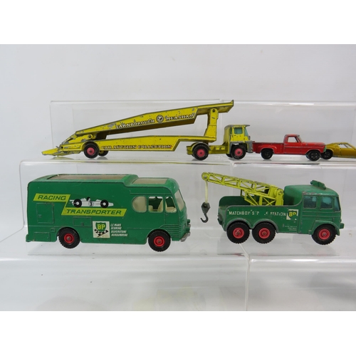 810 - THIS LOT HAS NOW BEEN WITHDRAWN BY THE VENDOR.
Ten playworn Matchbox Lesney diecast vintage vehicles... 