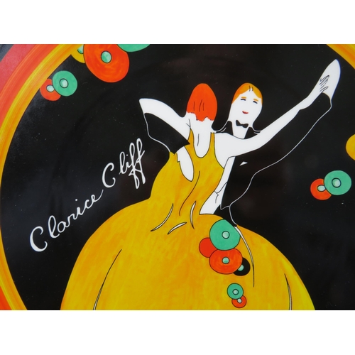 69a - Wedgwood Clarice Cliff Age of Jazz Charleston Limited Edition plate no 326  with box and cert. 12